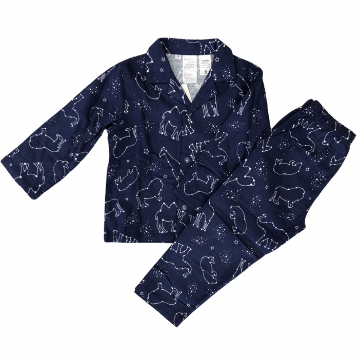 Animal Constellations Print Flannelette Pjs