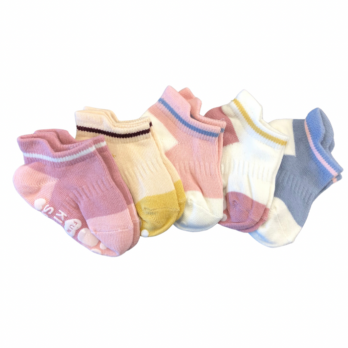 5 Pack Baby Non Slip Socks