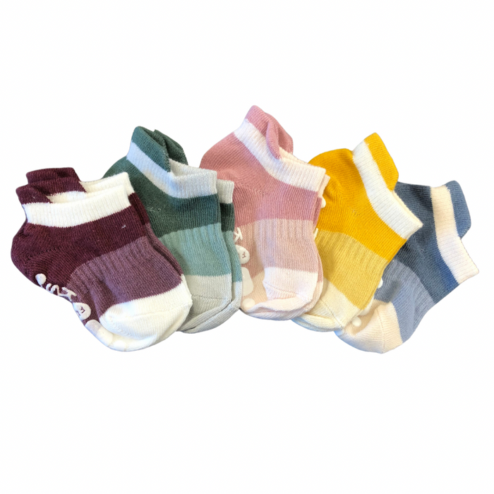 5 Pack Baby Non Slip Socks