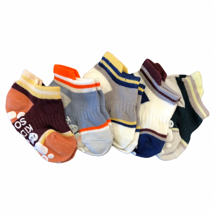 5 Pack Baby Non Slip Socks